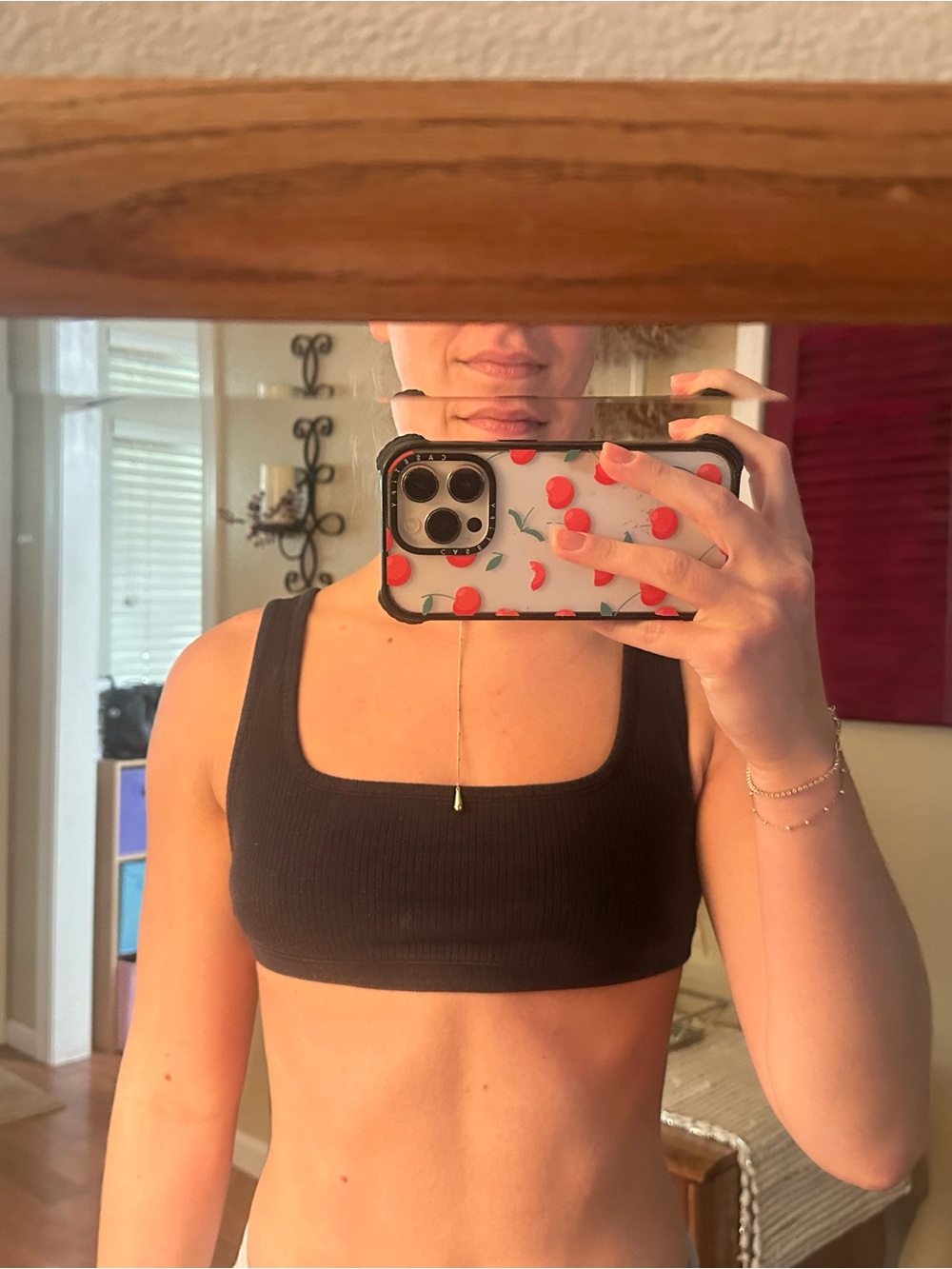 Glassons Black Crop Top